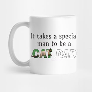 It takes a special man to be a cat dad - Siamese oil painting word art Mug